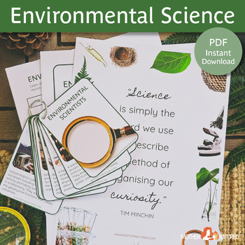 Preview of Environmental Scientist Pack | Environmental Science Jobs | Scientist Jobs