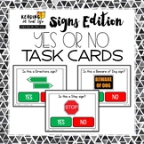 Environmental Signs Yes or No Task Cards Functional Sight Words