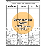 Reduce Reuse Recycle Sort Interactive Worksheet Activity +