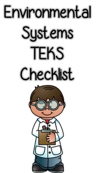 Preview of Environmental Systems TEKS Checklist