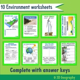 Environmental geography - 10 activities