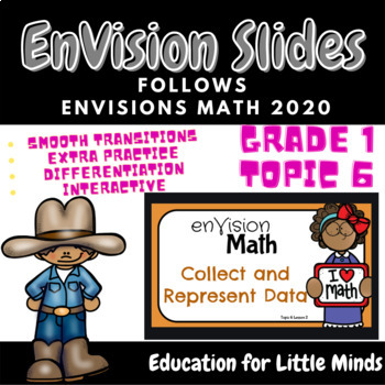 Preview of Envision 2020 Math Slides - Grade 1 Topic 6 - Represent & Interpret Data