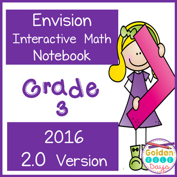 Preview of Envision Gr 3 Interactive Notebook 2016 Realize 2.0 Version