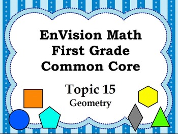 Preview of Envision Grade 1 Topic 15 Geometry For Activboard