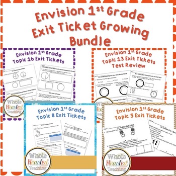 Preview of Envision Math 1st Grade