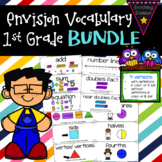 Envision Math 2.0 1st Grade Vocabulary BUNDLE