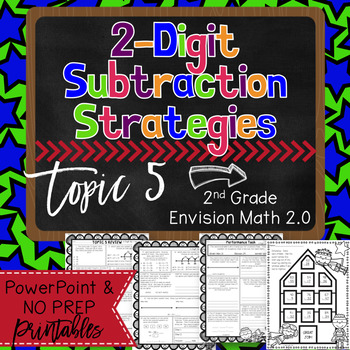 Preview of Envision Math 2.0 2nd grade TOPIC 5 Review