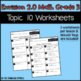 Math Grade 3 Topic 10 Worksheets (Envision Inspired/Compatible)