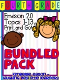 Envision Math 2.0 Print and Go - 4th Grade BUNDLED PACK