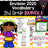Envision Math 2020 2nd Grade Vocabulary Cards *BUNDLE*