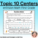 enVision Math Centers 1st Grade Topic 10- Add in 100 with 