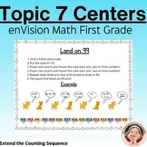 Envision Math Centers Games 1st Grade Topic 7- Extend the 