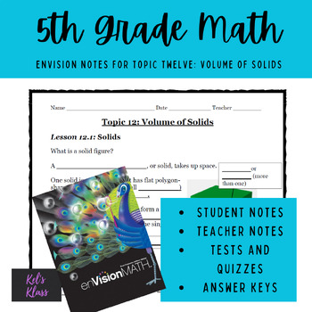 Preview of Envision Math Chapter 12 (Grade 5)