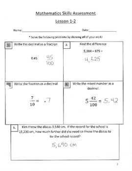 envision math grade 5 answer key pdf homework