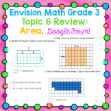Envision Math | Third Grade | Area | Topic 6 Review