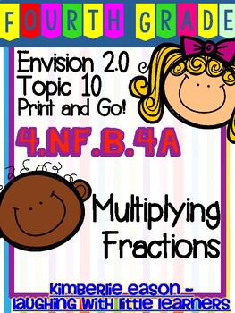 Preview of Envision Math Topic 10 Print and Go 4th Grade