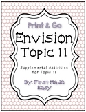 Envision Math Topic 11 Supplemental Activities First Grade