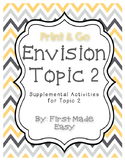 Envision Math Topic 2 Supplemental Activities - First Grade