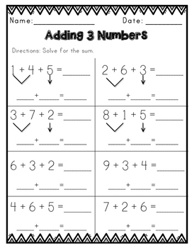 Envision Math Topic 5 Supplemental Actvities - First Grade by First ...