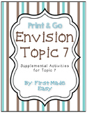Envision Math Topic 7 Supplemental Activities - First Grade