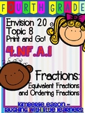Envision Math Topic 8 Print and Go 4th Grade