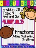 Envision Math Topic 9 Print and Go 4th Grade