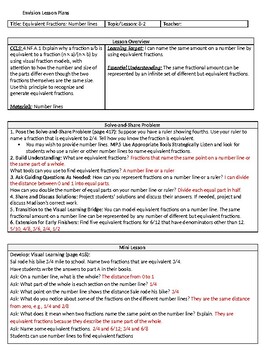 Preview of Envision math 2.0 grade 4 topic 8-2 Lesson plan