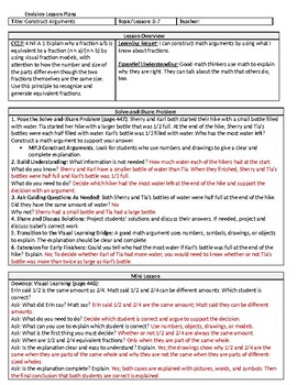 Preview of Envision math 2.0 grade 4 topic 8-7 Lesson plan