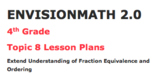 Envision math 2.0 grade 4 topic 8 Lesson plans BUNDLE