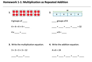 Preview of Envision math - Savvas - extra practice/reviews - student sheets - units 1-16