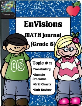 Preview of Envisions Math Topic 11 (5th Grade)