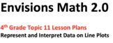 Envisions math 2.0 Grade 4 Topic 11 Lesson Plans BUNDLE