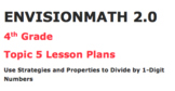 Envisions math 2.0 Topic 5 Lesson Plans 4th grade BUNDLE