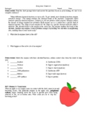 Enzyme Function Check-In Homework Assignment