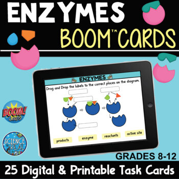 Preview of Enzymes Boom Cards 