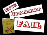 Epic Grammar FAIL - Fun Test Prep Review Game