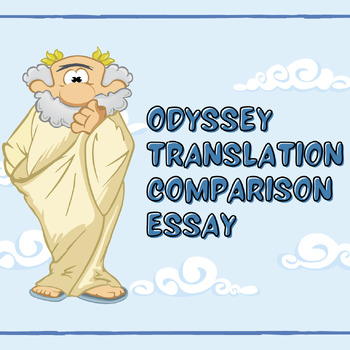 Preview of Epic Journeys: The Odyssey Translation Comparison Essay Pack