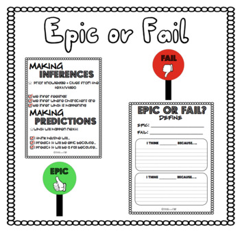 Preview of Epic or Fail Activity