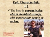 Epics and Epic Heroes Introduction Powerpoint