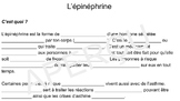Épinéphrine -Loi Sabrina - Anaphylaxie