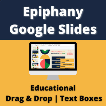 Preview of Epiphany Google Slides | Three Kings Magi Wisemen | Christmas Catholic Christian