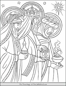 Epiphany House Blessing & Coloring Pages – Download Pack by TheCatholicKid