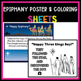 Epiphany Poster and Coloring Sheet | Happy Three Kings' Da