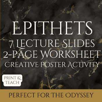 Preview of Epithet Lecture and Activity