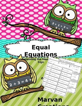 Preview of Equal Equations