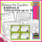 Balance the Equation - Equal Equations Adding and Subtracting