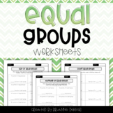Equal Groups Worksheets