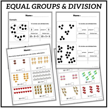 Preview of Equal Groups and Division