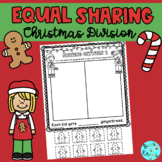 Division Worksheets | Equal Sharing | Christmas Theme