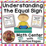 Equal Sign Centers & Practice Pages